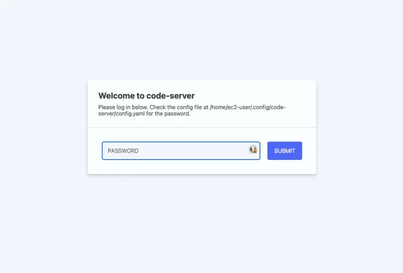 IDE password prompt